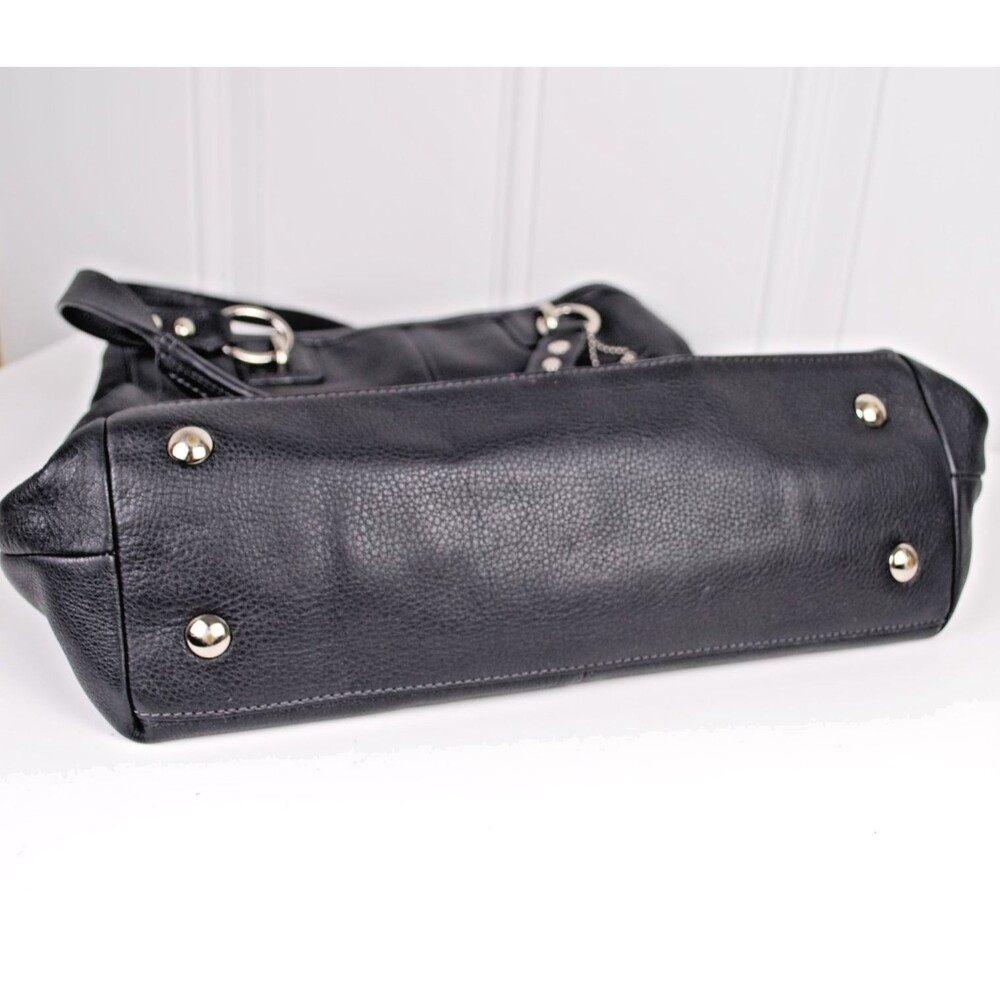 COACH F19264 Tote Large Black Leather Penelope Y2K Shoulder Bag Purse EUC - Picture 7 of 10